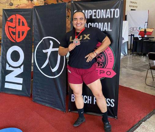 Maytia Millán no deja de cosechar éxitos en su categoría, dentro del powerlifting.