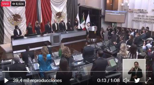 Toma protesta de Alfonso Durazo toma protesta como Gobernador de Sonora.