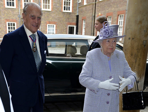 Felipe de Edimburgo y la Reina Isabel II de Inglaterra.
