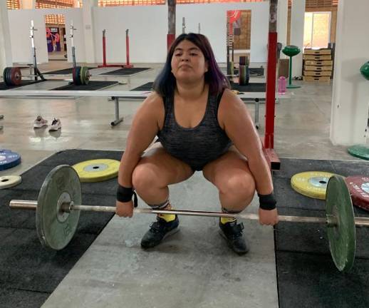 Marisol Blanco ya forma parte del equipo de la UAS en halterofilia.