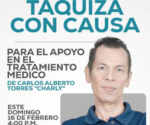 “Charly” necesita apoyo económico para continuar con su tratamiento médico y recuperar su salud.