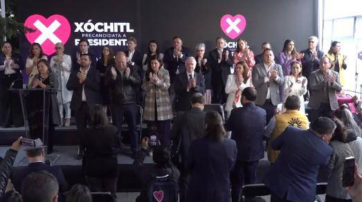 Presentación del comité de precampaña de Xóchitl Gálvez.
