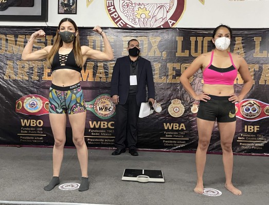 Culiacanense Yanali Ayón supera la báscula para su retorno al ring este sábado