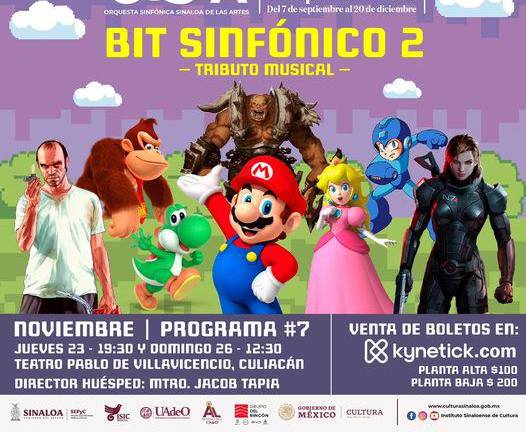 Música de videojuegos ofrecerá la OSSLA el jueves 23 y domingo 26.