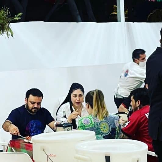 $!Belinda acompaña a Christian Nodal en su concierto en Mazatlán