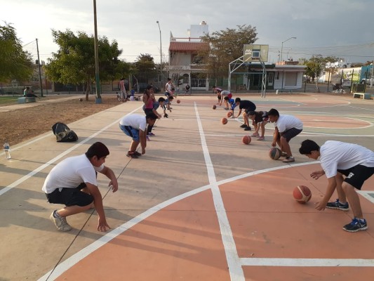 Las escuelas de iniciación de baloncesto ya comenzaron a tener actividad.