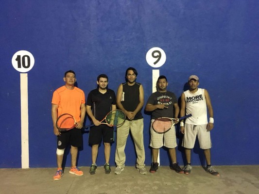 Los jugadores finalistas.