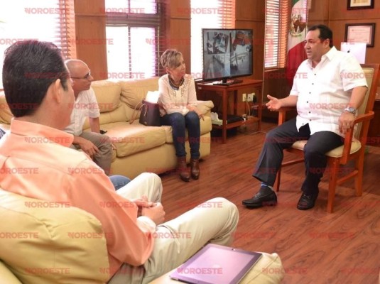 Fernando Pucheta recibió a los promotores e impulsores del deporte.