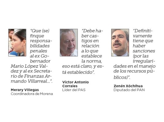 Piden castigar a Malova y a sus ex funcionarios