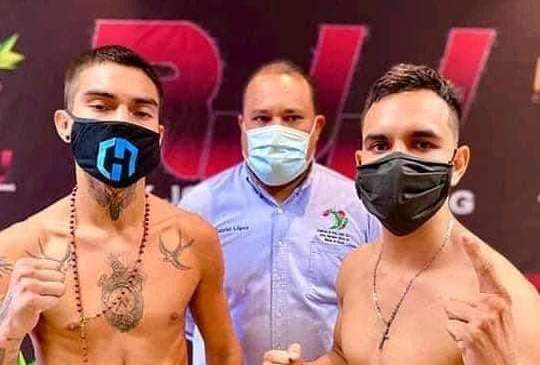 Edy Valencia peleó en San Carlos, Sonora.