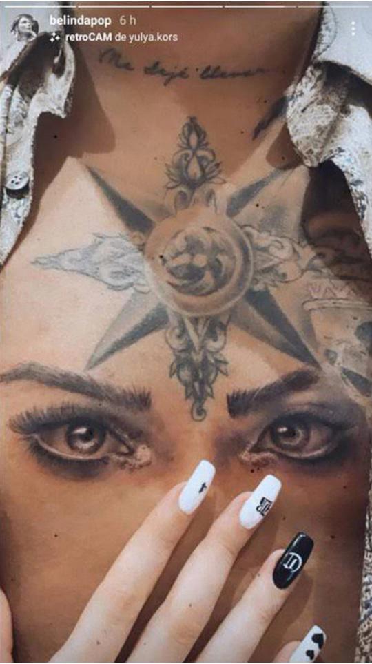 $!Presume Belinda el nuevo tatuaje de Christian Nodal en su honor