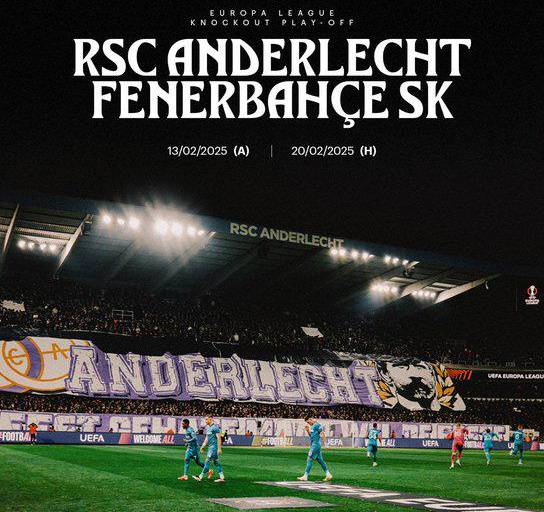 Chino Huerta y Anderlecht se enfrentan a Fenerbahce en Europa League