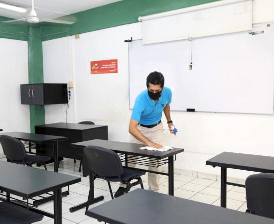 Coepriss emite recomendaciones para aseo y desinfección de escuelas