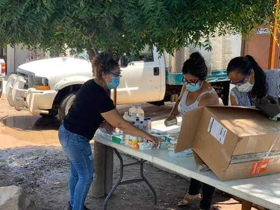 Los alimentos y las bebidas serán trasladas a los hospitales de Mazatlán donde se atiende a los enfermos.