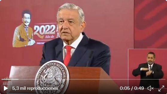 El presidente Andrés Manuel López Obrador.