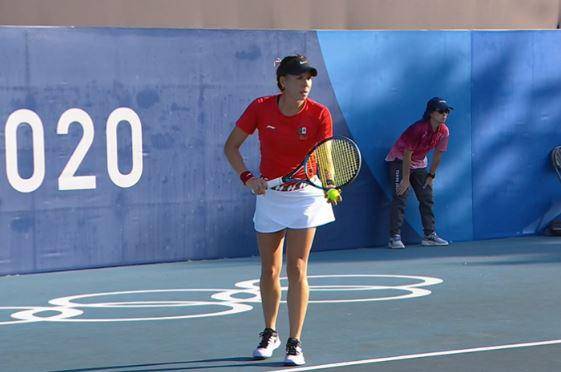 La mazatleca Giuliana Olmos tiene una rápida despedida del torneo olímpico.