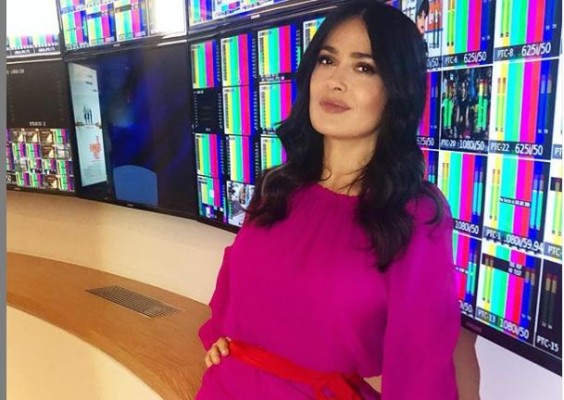 Salma Hayek es actriz y productora, y está por estrenar la serie Monarca.
