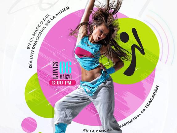 Con una clase de zumba en la sindicatura de Teacapán arrancarán en Escuinapa las actividades por el Día Internacional de la Mujer.