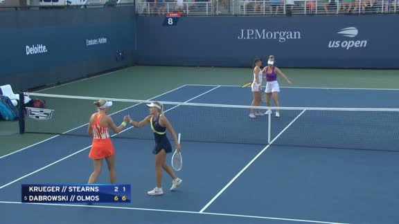 $!Giuliana Olmos debuta con el pie derecho en el US Open 2022