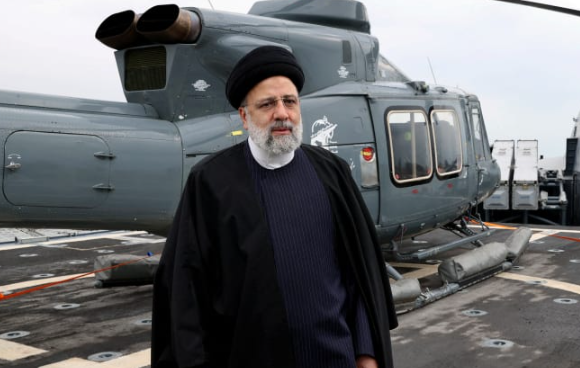 Reportan que helicóptero que transportaba al Presidente iraní, Ebrahim Raisi, aparentemente se estrelló
