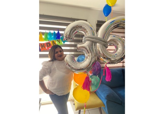 Karla Fernanda García Beltrán celebró con alegría su cumpleaños.