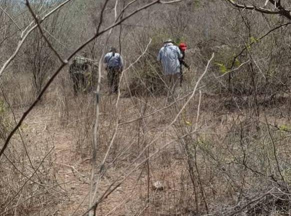 En un camino de terracería que se desprenden de la carretera Estatal a Miravalles lograron dar con las dos fosas clandestinas