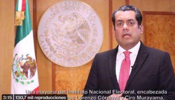 El presidente de la Mesa Directiva de la Cámara de Diputados, Sergio Gutiérrez Luna.