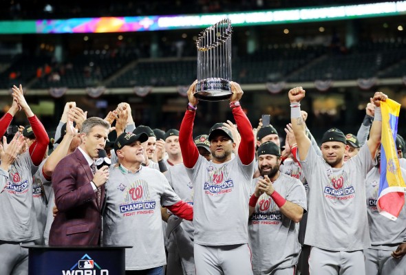 Nacionales conquista su primera Serie Mundial al derrotar 6-2 a Astros en el Juego 7
