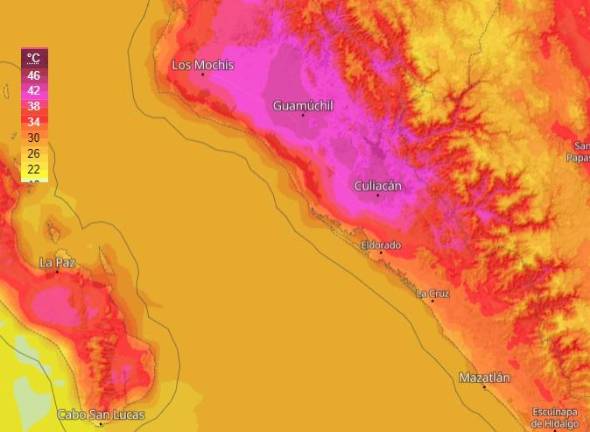 Sinaloa es afectado por altas temperaturas, sobre todo en las zonas norte y centro del estado.