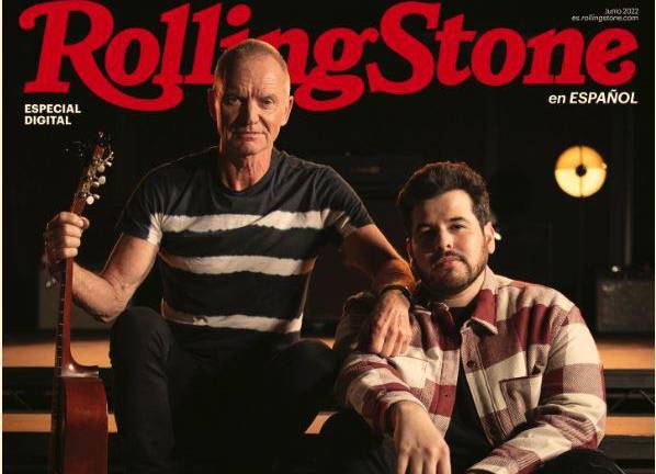 Sting y Kurt una vez más juntos para la portada de Rolling Stone.