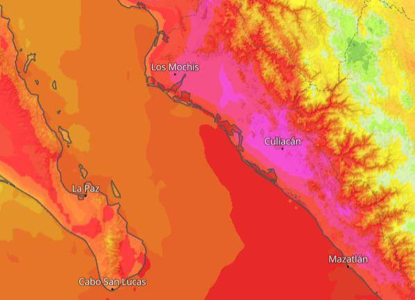 Juan Espinosa Luna advirtió que este miércoles se prevé una sensación térmica de hasta 44 grados en algunas zonas de Sinaloa.