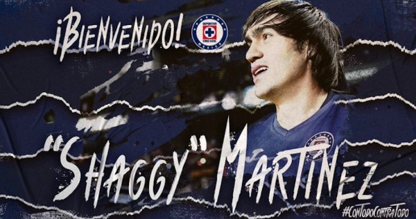 El Shaggy es el segundo refuerzo de Cruz Azul para el Apertura 2020. Foto: Twitter @CruzAzulCD