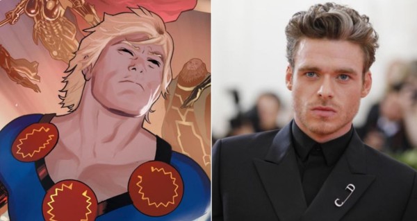Richard Madden encarna a Ikaris en la cinta de Marvel.