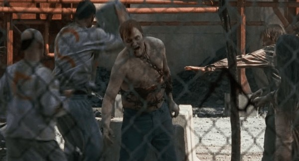 Escena del adelanto de 'The walking dead'.
