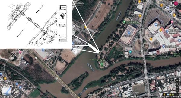 El nuevo puente conectará el asta bandera con la zona del Humaya.