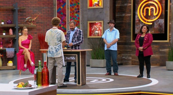 Pablo con los chefs.