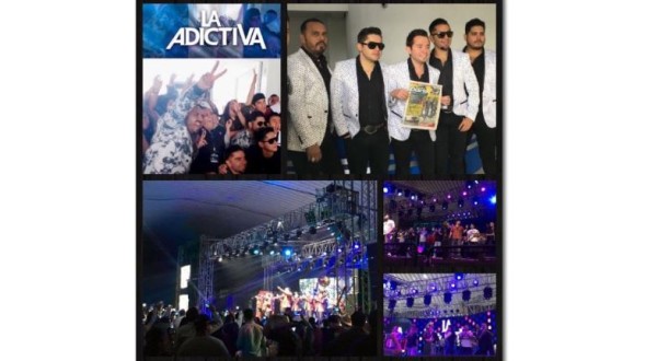 La Adictiva durante su tour y presentación en Guatemala.