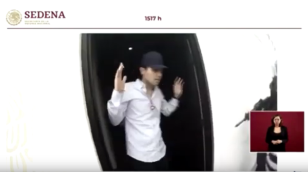Momento de la detención de Ovidio Guzmán en el operativo de 2019.