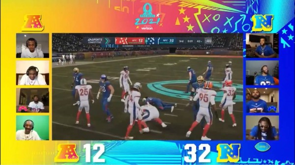 La NFC logra la victoria en el Pro Bowl virtual 2021