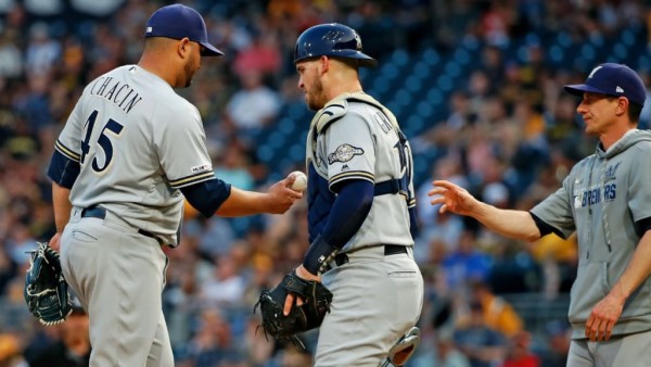Jhoulys Chacín a lista de lesionados de Cerveceros de Milwaukee