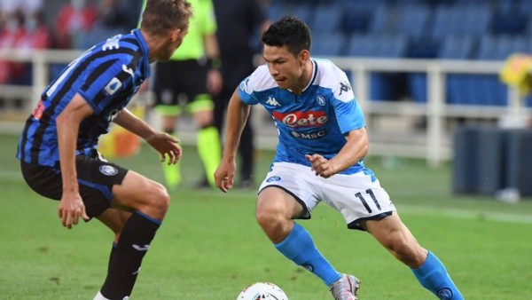 Chucky Lozano da electricidad al Napoli, pero no evita la derrota ante el Atalanta