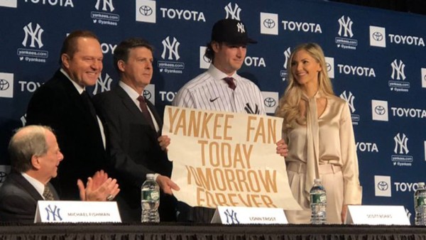 Gerrit Cole cumple un sueño al vestir el uniforme Yanqui