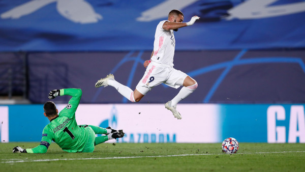 Karim Benzema fue de los que logró gol para el Real Madrid.