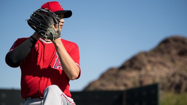 Shohei Ohtani ha estado entrenando a todo vapor en la pretemporada de los Angelinos de Anaheim.