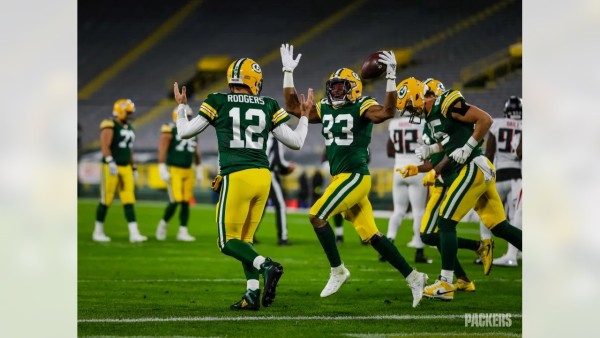 Green Bay sumó la victoria sobre Atlanta. (Twiter @packers)