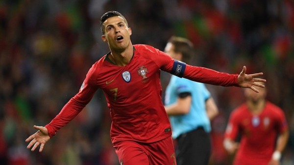 Cristiano Ronaldo celebra uno de sus goles. (Foto: Cortesía UEFA)