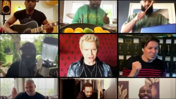 VIDEO Jimmy Fallon y Billy Idol crean versión de cuarentena de Dancing with myself