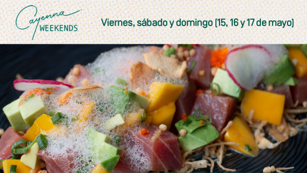 ¡Entérate de lo que puedes pedir a domicilio este fin de semana en Cayenna!