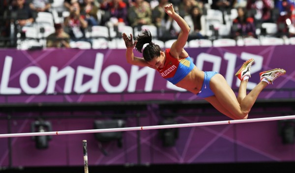 Yelena Isinbayeva encabeza la Rusada.