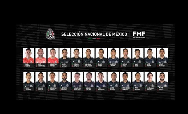 El Tri destapa a convocados para juego ante Trinidad y Tobago